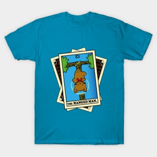 TAROT CARDS DECK | THE HANGED MAN. | FORTUNE CAT T-Shirt